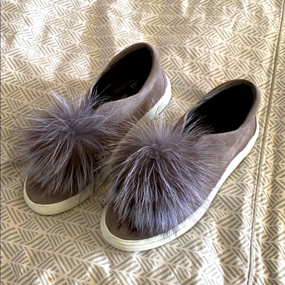 Delman marli Fox Pom-Pom sneakers